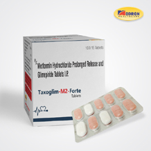  pcd franchise products in Haryana - Modron Healthcare -	tablets taxoglim m2.jpg	